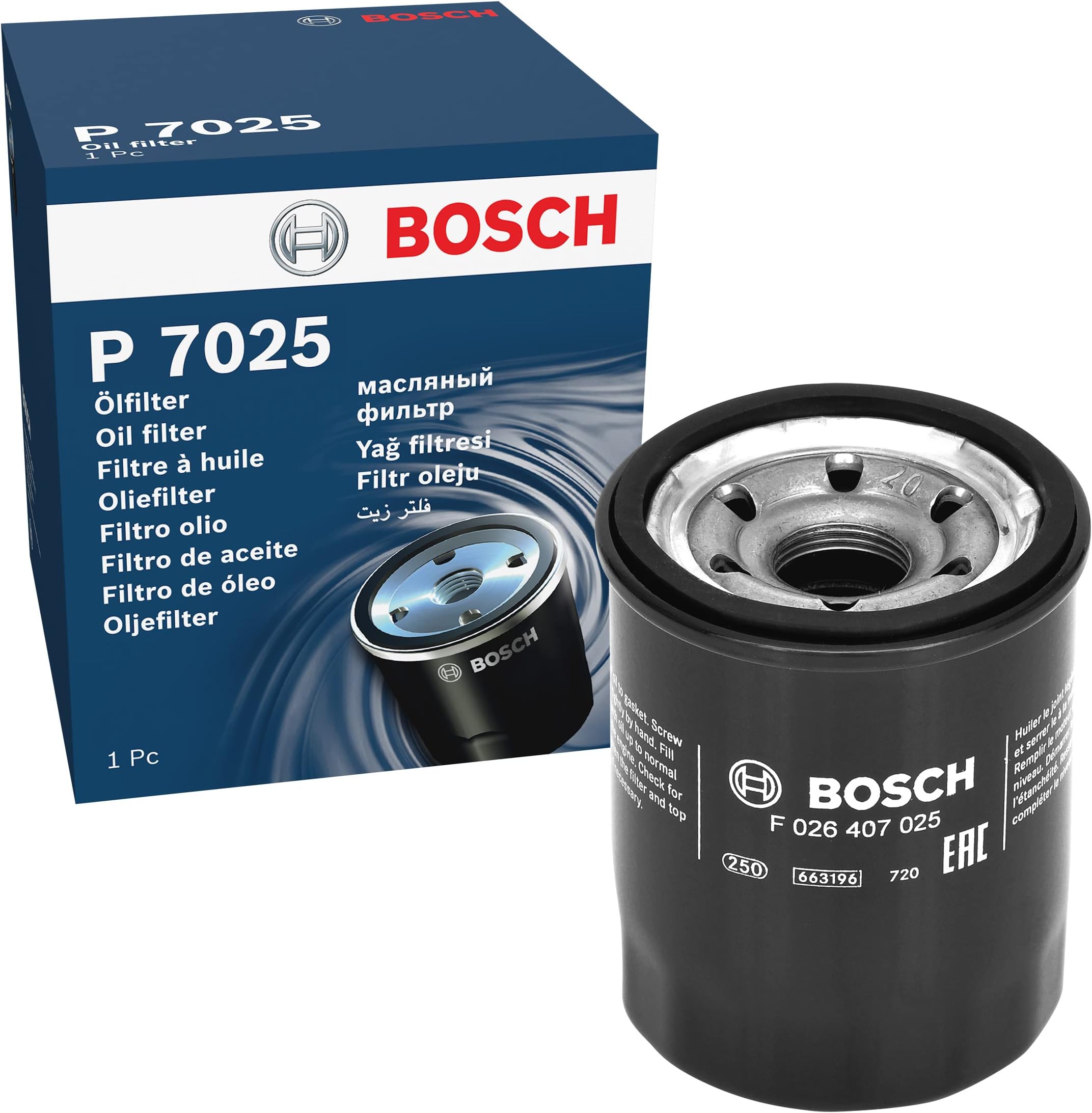 Bosch Automotive F026407025 CAR Oil Filter P7025