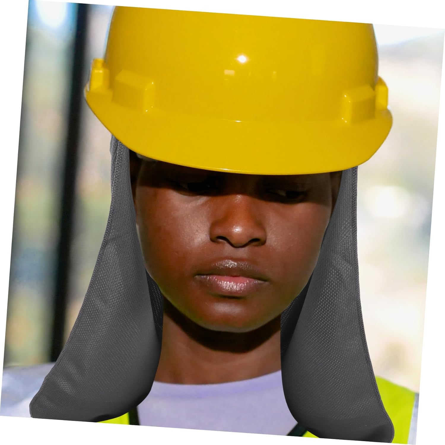 POPETPOP 3sets Full Brim Hard Hat Sunshade Sun Visor Neck Shade Men's Hard Hat Accessory Uv Protection Comfortable for Outdoor Work 4pcs*3