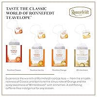 Vista 5 de Ronnefeldt Teavelope Rooibos Classic - Té de hierbas rojo sudafricano naturalmente sin cafeína - 25 bolsas de té envueltas individualmente