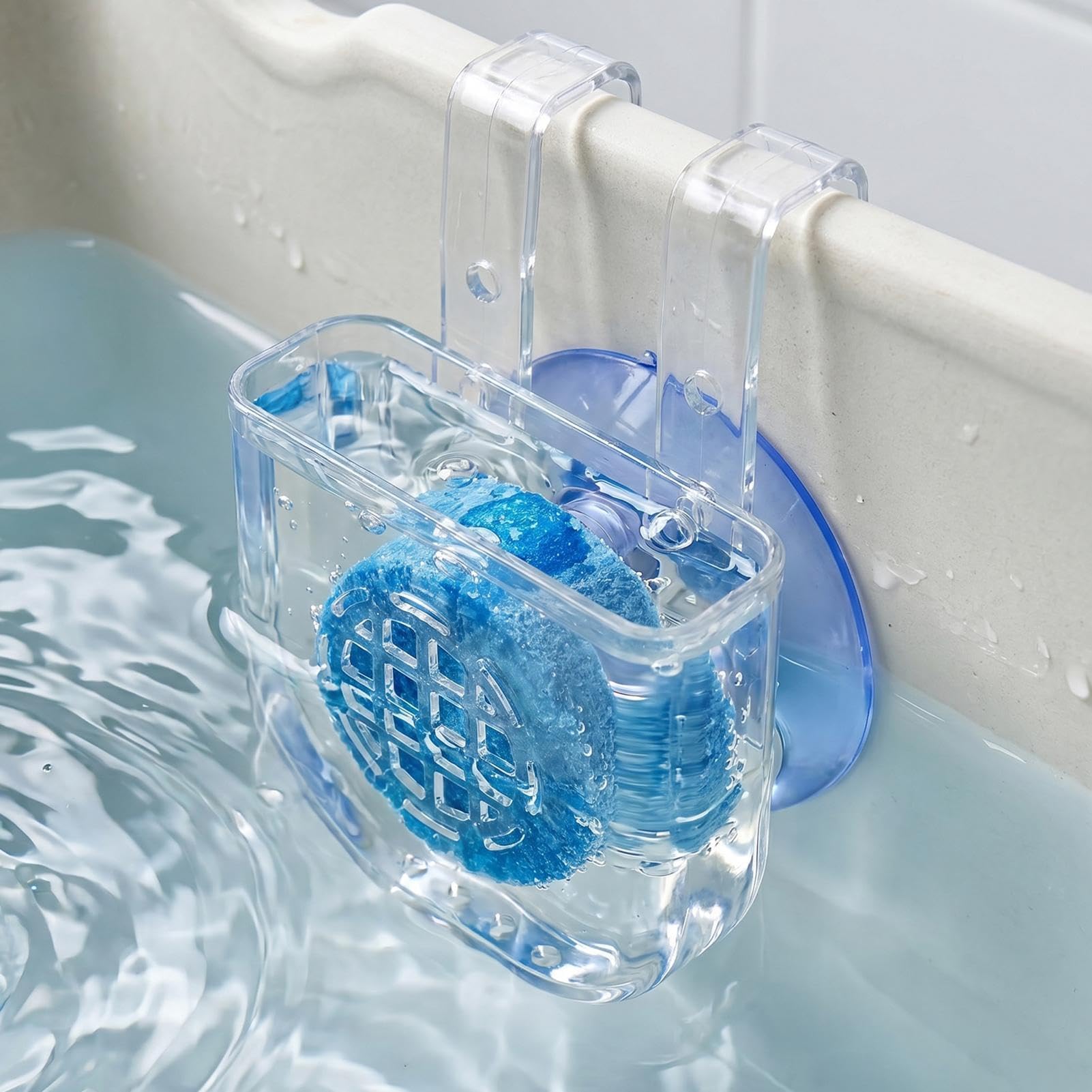 Soporte Para Pastillas De Inodoro | Dispensador Transparente y Antióxido,Portapastillas De Tanque Y Taza Wc | para Baño Hogar Hotel Oficina Viajes Autocaravana