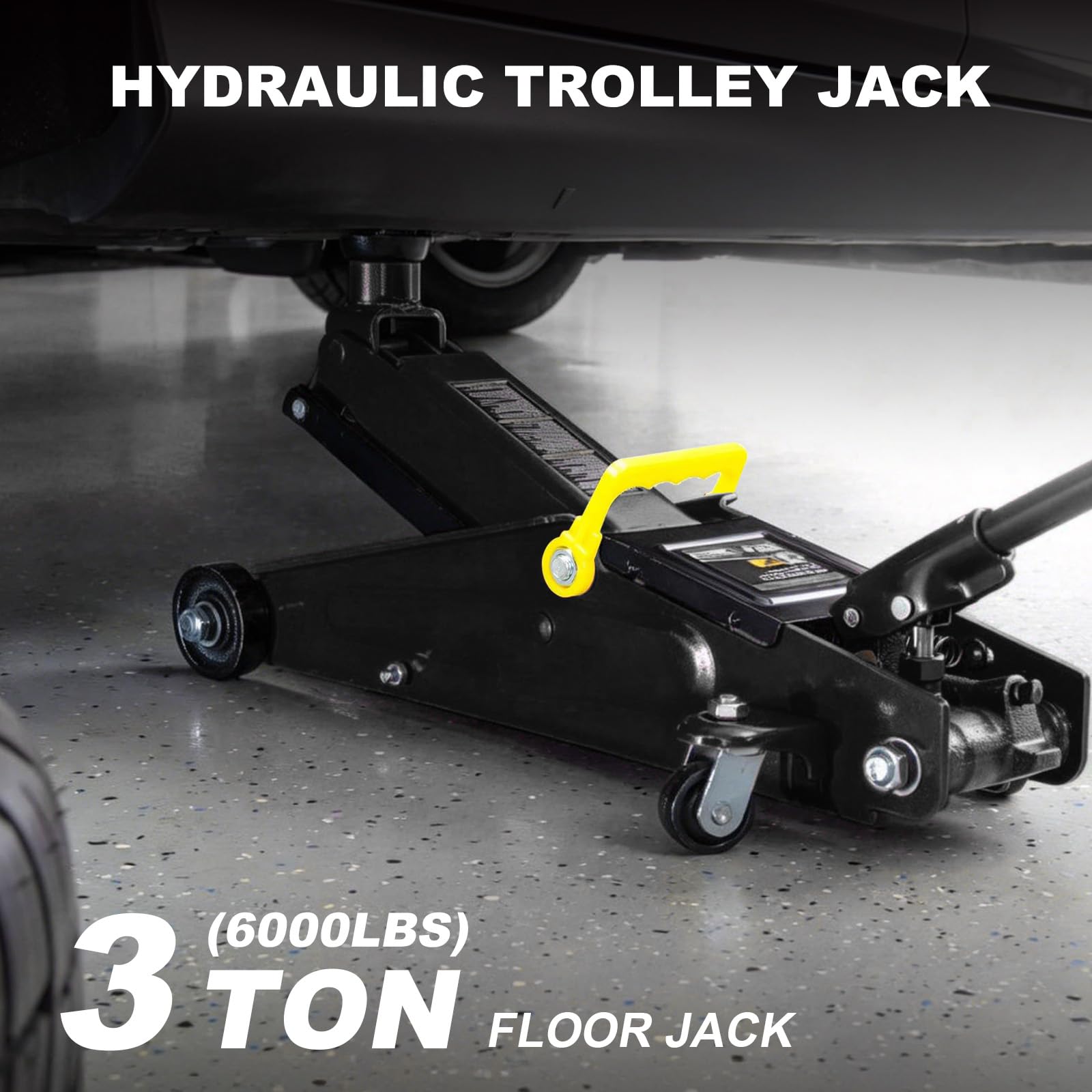 Torin 3-Ton Heavy Duty Hydraulic Trolley Floor Jack for SUVs