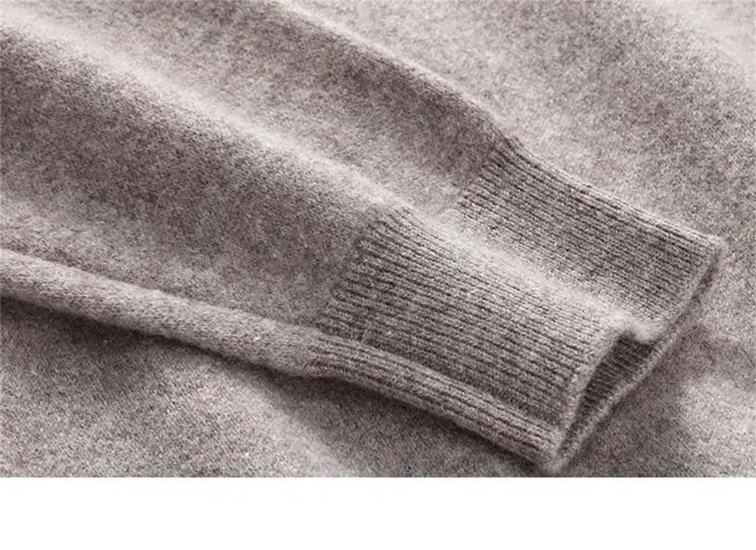 Vogrtcc Suéter Casual De Punto De Cachemira con Cuello En V para Hombre Talla Grande
