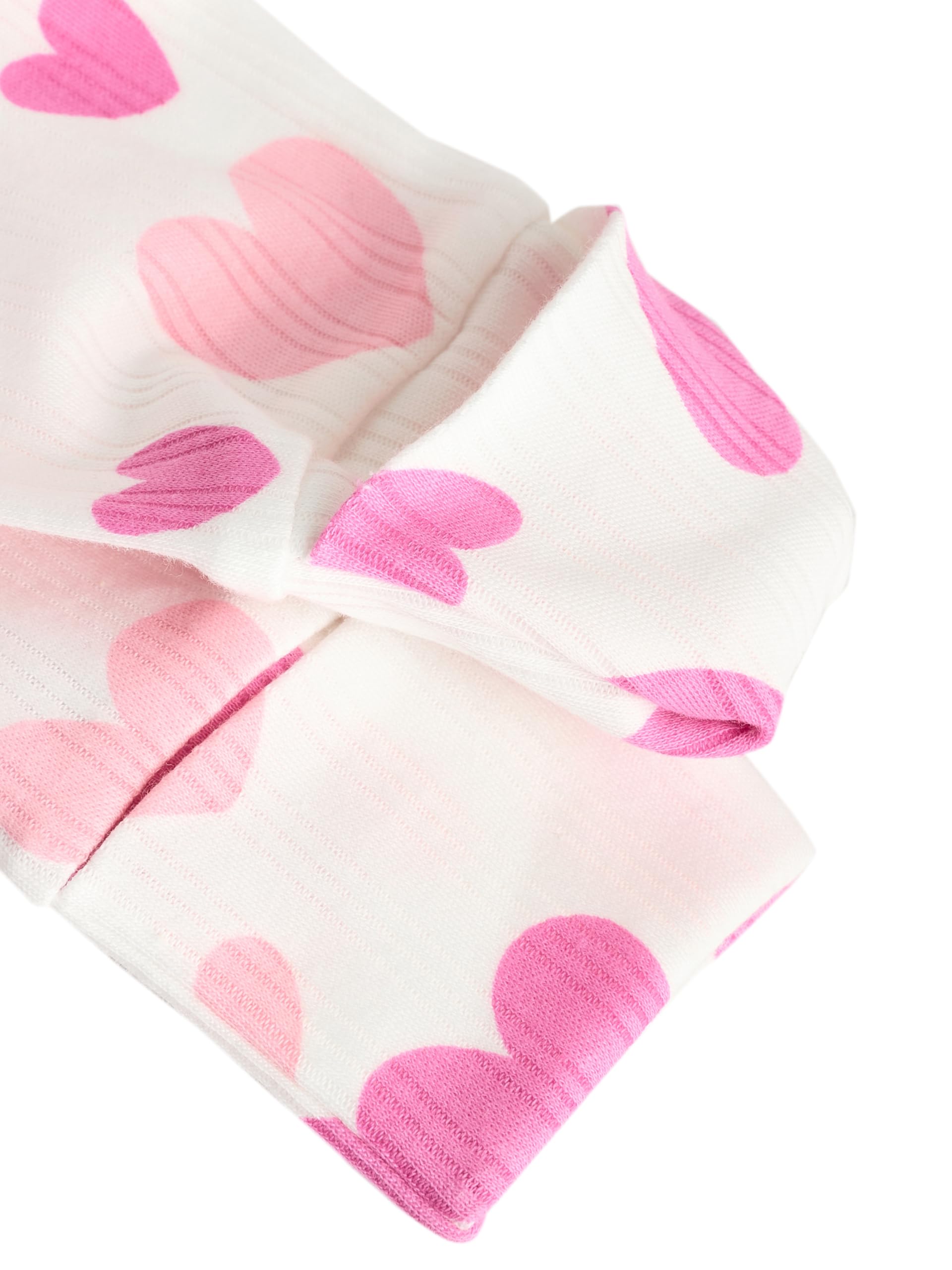 NEXT Bebés niña Pack de 3 Peleles Rosas con Estampado de Corazones 100% algodón para bebé (0 Meses - 2 años)
