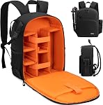 Sac à dos caméra avec support de trépied imperméable Camera Cases Photography Backpack pour DSLR caméra
