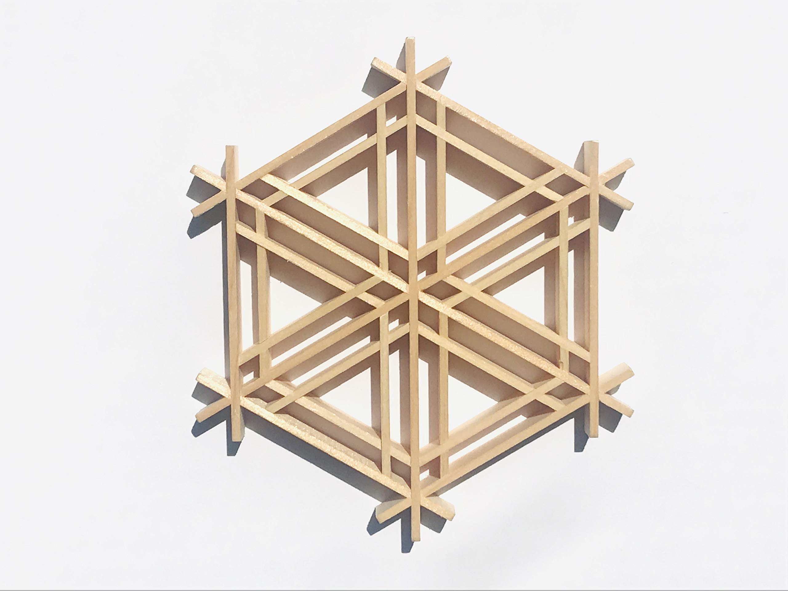 Amazon｜Kumiko-技 大 (胡麻柄) 組子 細工 伝統 技法 和 雑貨 和 