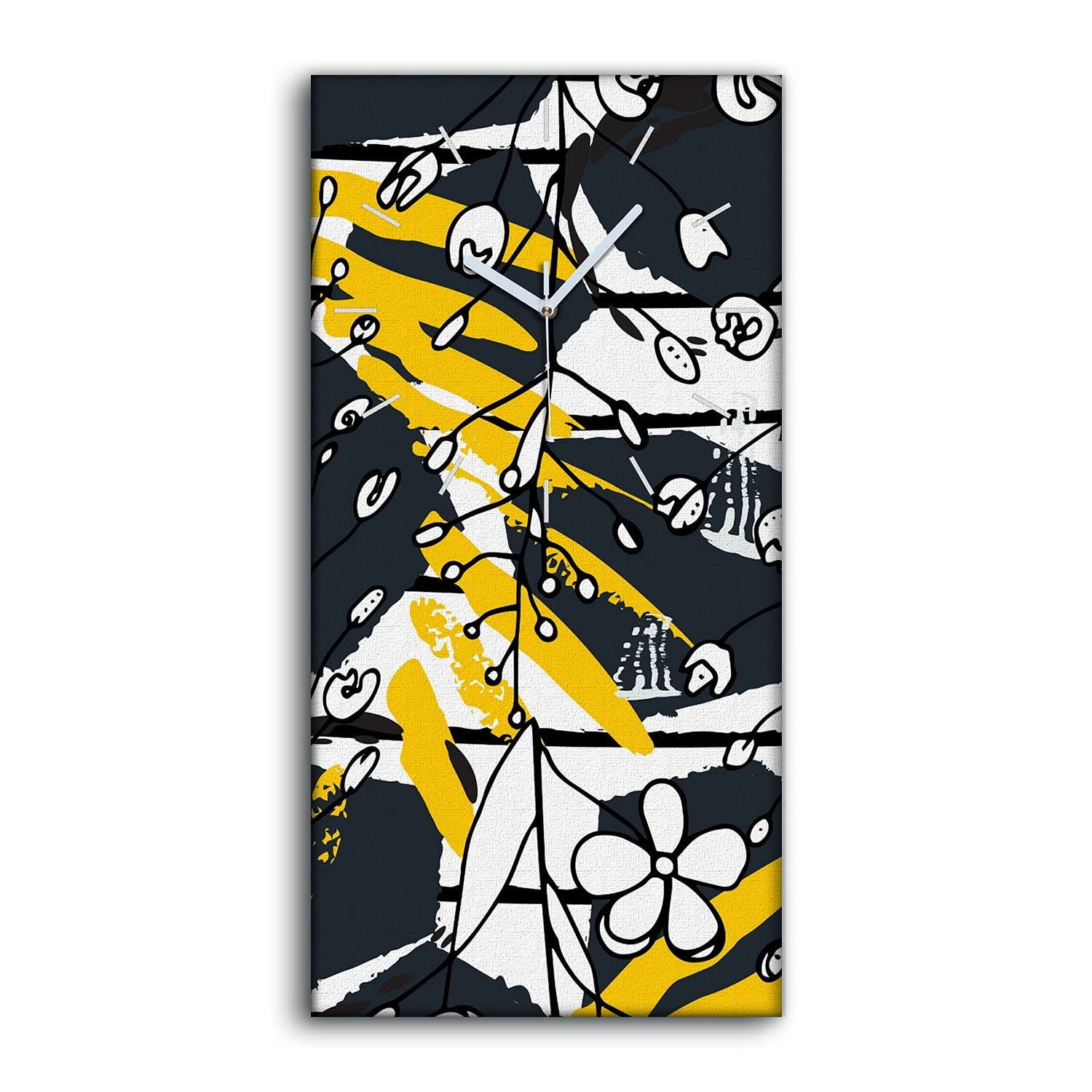 Horloge sur Toile Idéale pour Décoration Chambre et Salon Moderne
