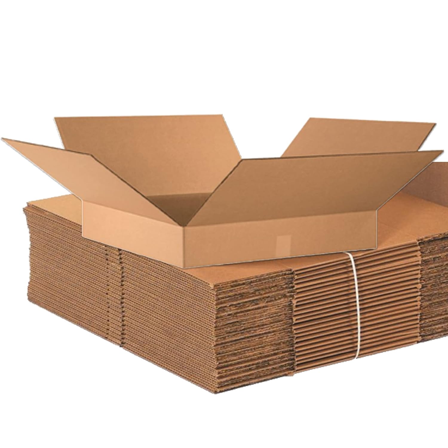 AVIDITI Shipping Boxes Medium 24"L x 24"W x 4"H, 10-Pack | Corrugated Cardboard Box for Packing, Moving and Storage 24x24x4 24244