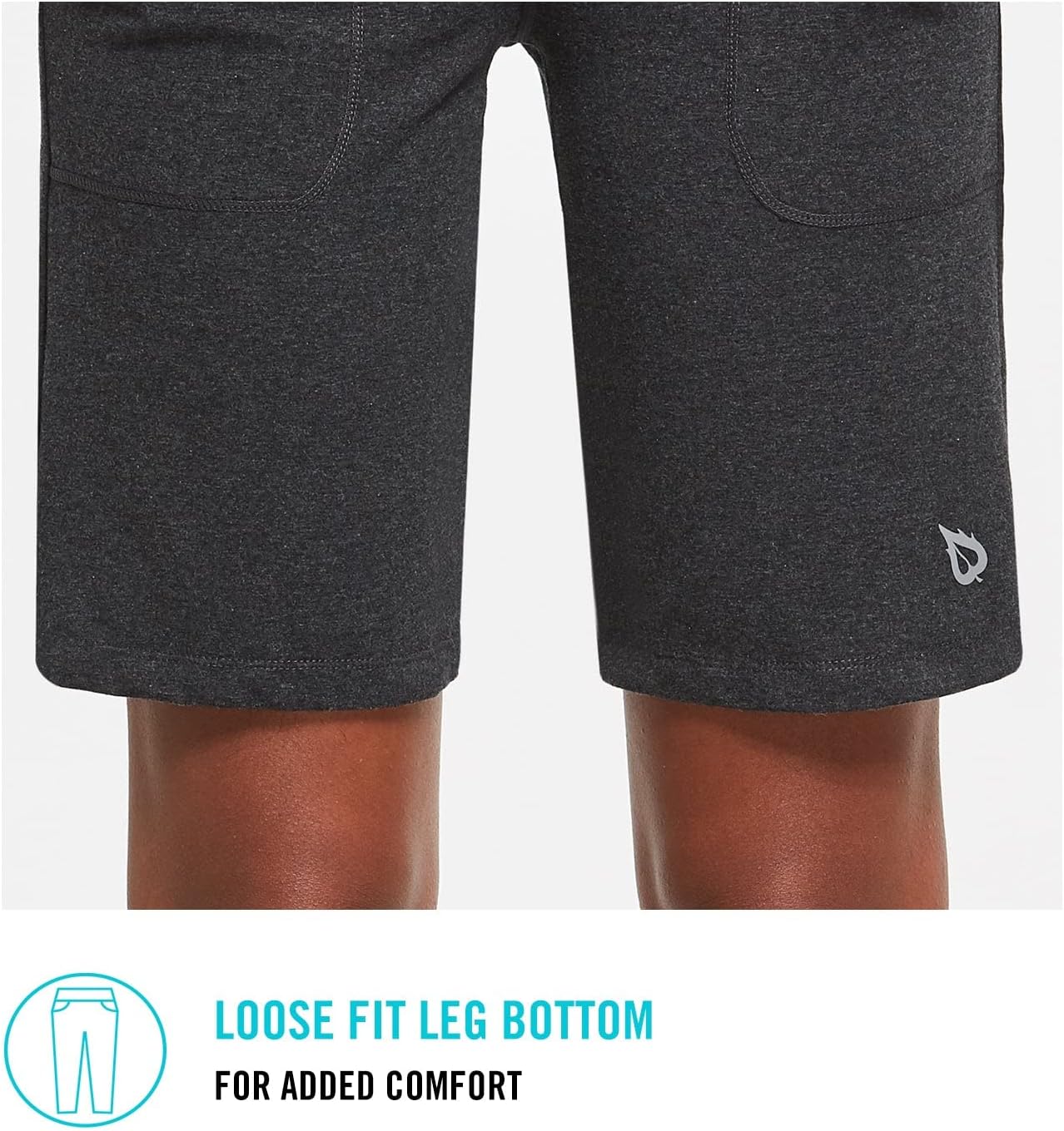 baleaf Women's Bermuda Long Shorts 10" Knee Length High Rise Athletic Shorts Pull On Workout Walking Golf Running Summer - Image 5