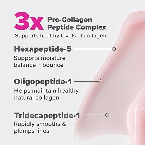 Miniatura 6 de Paula's Choice Pro-Collagen Peptide Plumping Face Moisturizer, crema facial de gel diario para hidratación profunda y ligera, arrugas y pérdida de