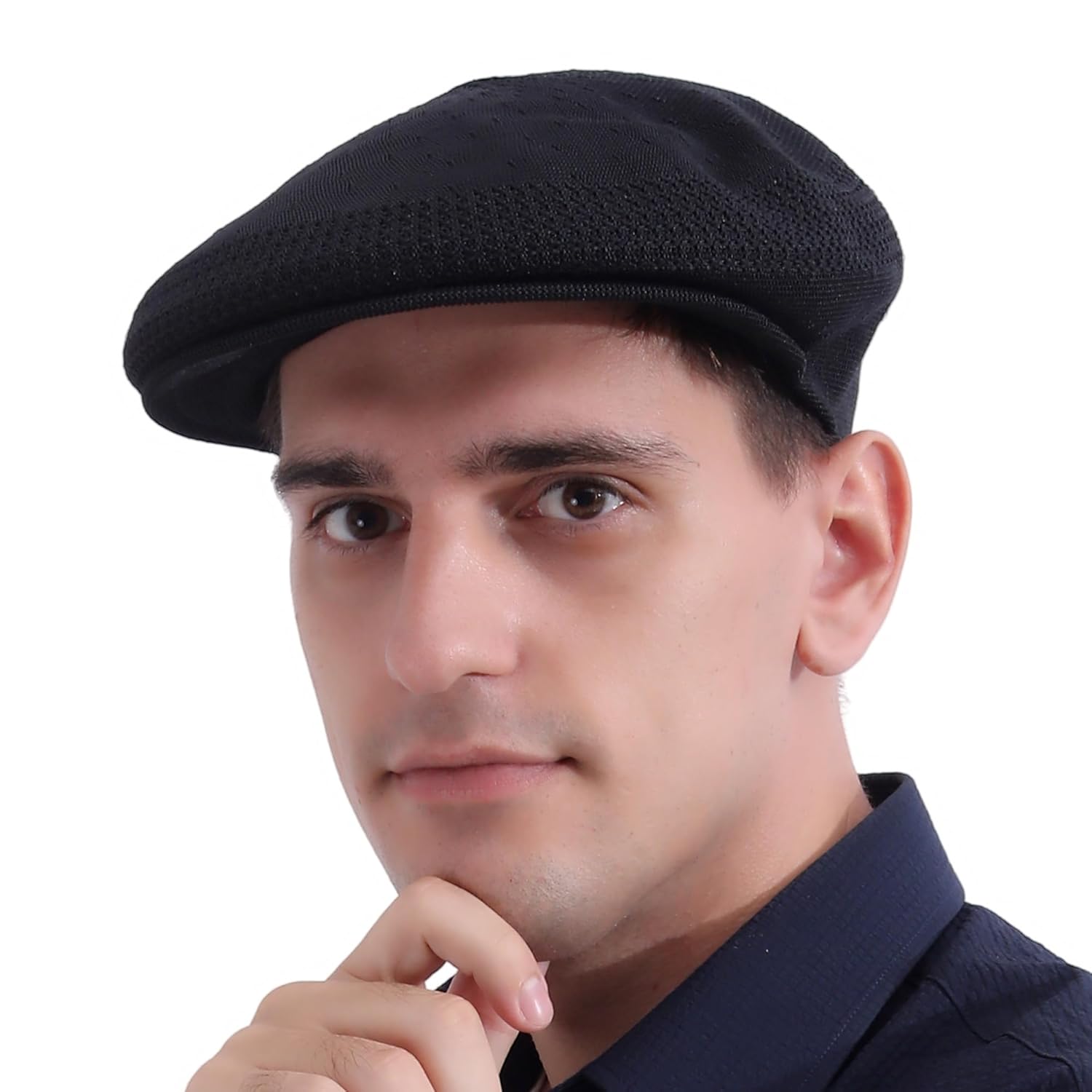 Coolmesh Newsboy Cap for Men Women Reversible Bucket Hat Brathable Sun Hat Trendy Streetwear Hip Hop Caps for