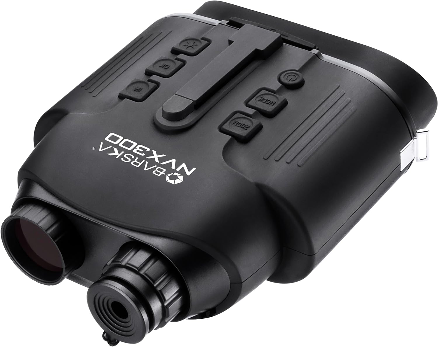 BARSKA NVX600 Night Vision Digital Binoculars – 7X Magnification, 2X Zoom, 984ft Night Viewing, Day/Night Mode, Photo & Video Recording, USB/AV Output, Tripod Mount, Hard Case Included