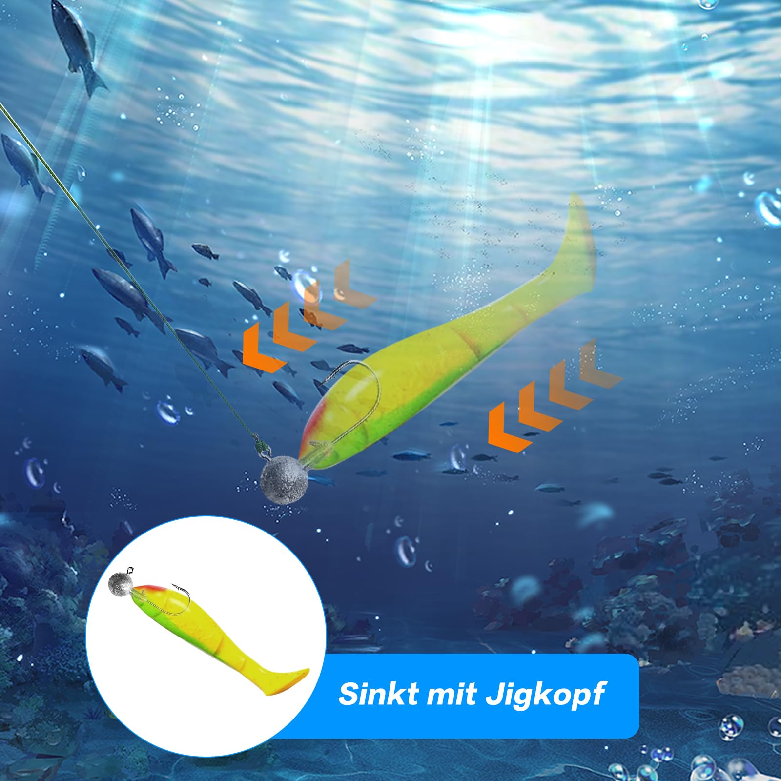 Juego de 60 Cabezas plomadas pequeñas, 7 tamaños de anzuelos de Pesca, anzuelos para cebos Blandos, Cabezas plomadas para cebos Blandos, Accesorios de Pesca (1 g, 2 g, 3,5 g, 5 g, 7 g, 10 g, 12 g)