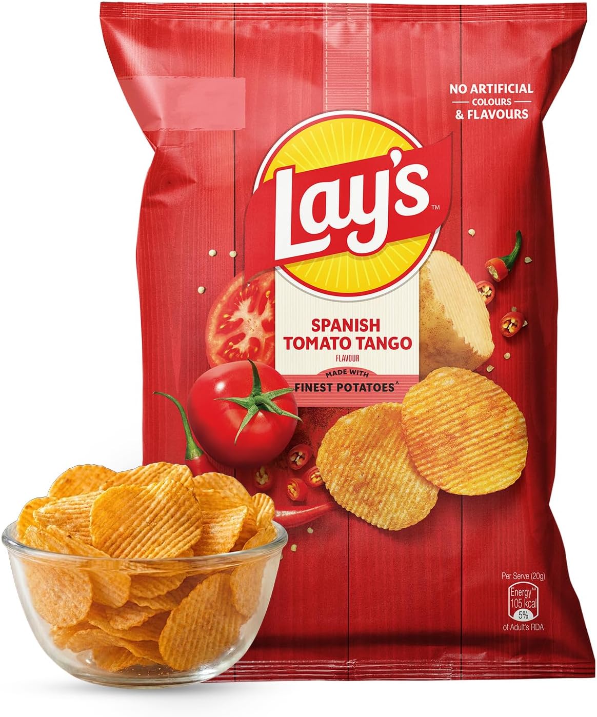 Lays Potato Chips Spanish Tomato Tango, 67g/73.7g/75g