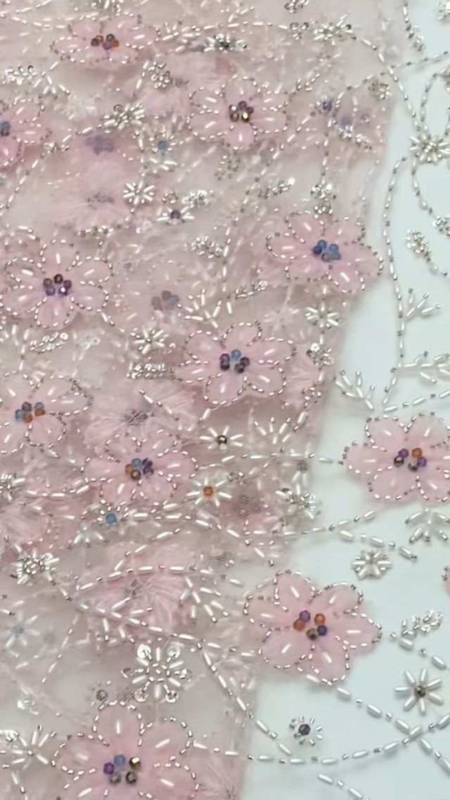 Amazon.com: Elegant French Tulle Embroidery Beaded Lace Nigerian