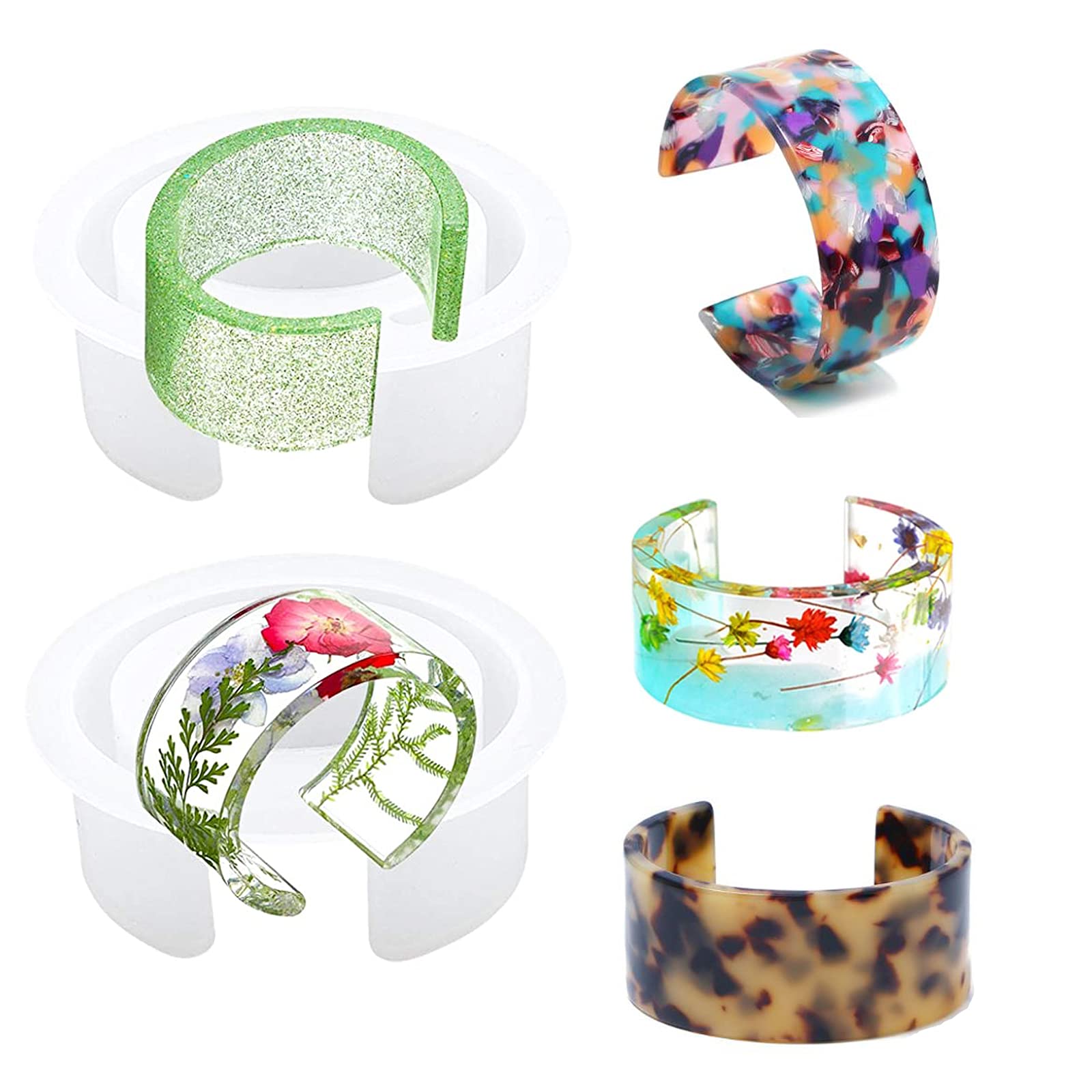 Image secondaire de Moule en Silicone pour Bracelets Époxy - Outil DIY Artisanat