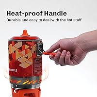 Vista 3 de Fire-Maple Fixed Star X2 - Sistema de estufa para mochileros y campamentos, equipo de cocina de propano al aire libre, juego de quemador de chorro