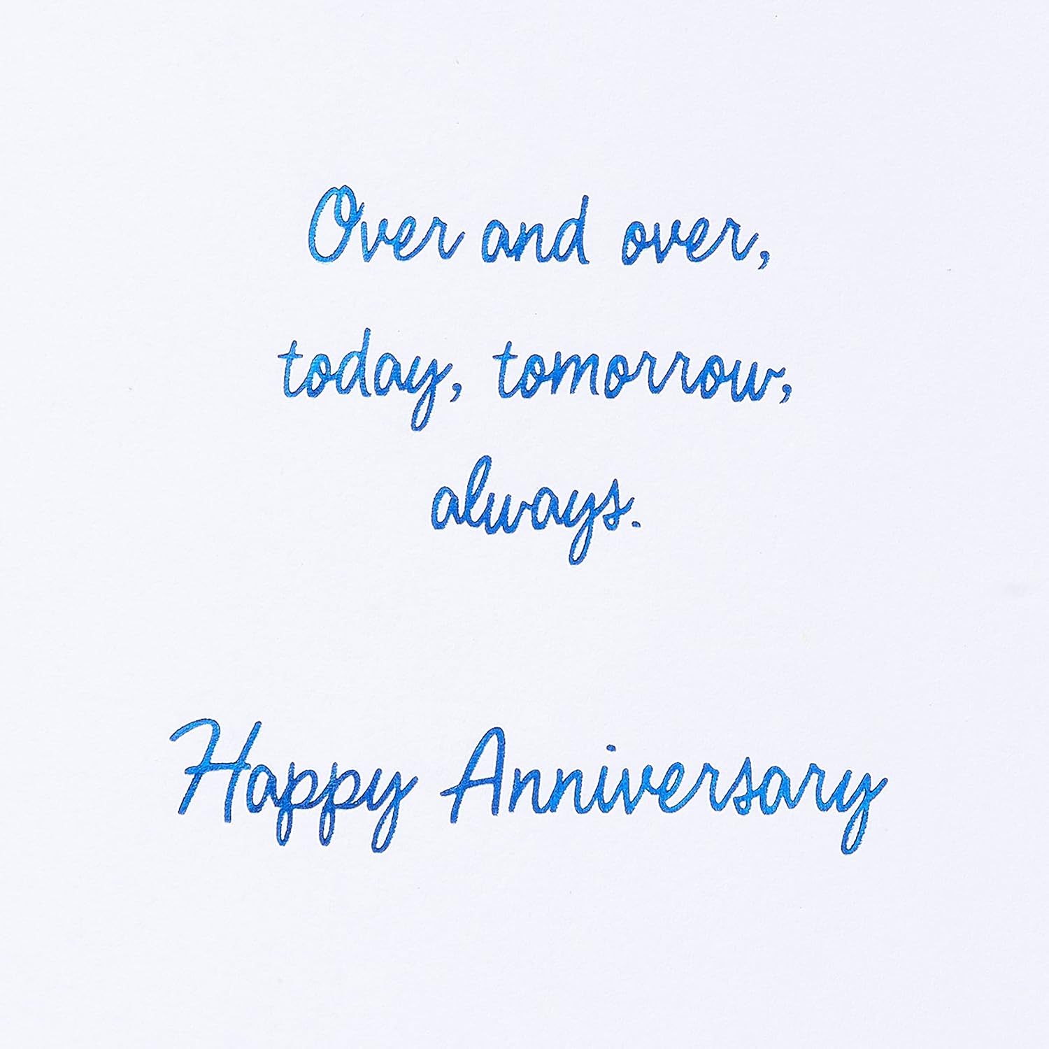 American Greetings Anniversary Card for Him (Over and Over)