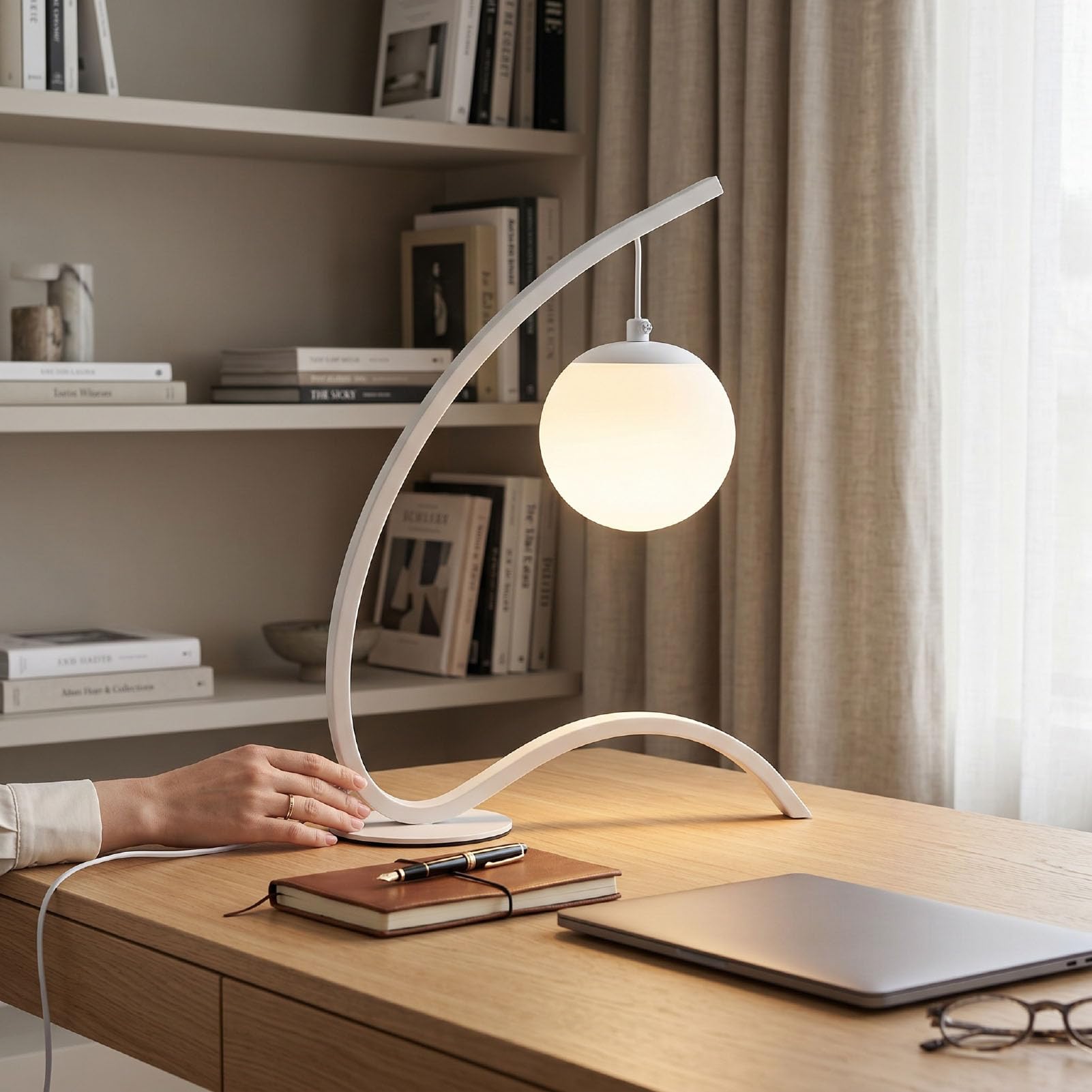 XUMIUZIY Lampada da Tavolo Antiriflesso Creativa, Lampada LED Comodino