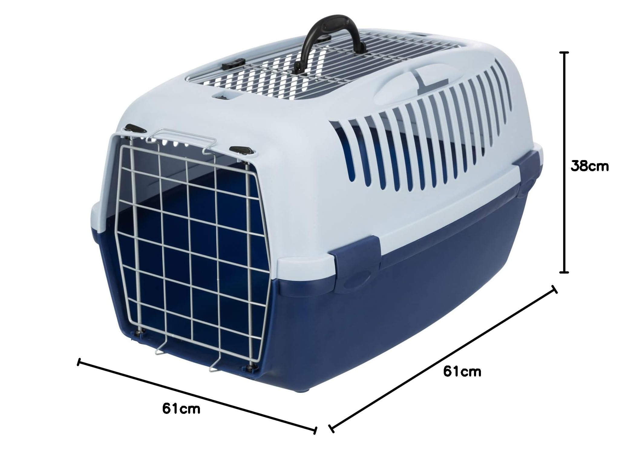 Trixie Cage de Transport Capri 3 Open Top, S, 40 x 38 x 61 cm,