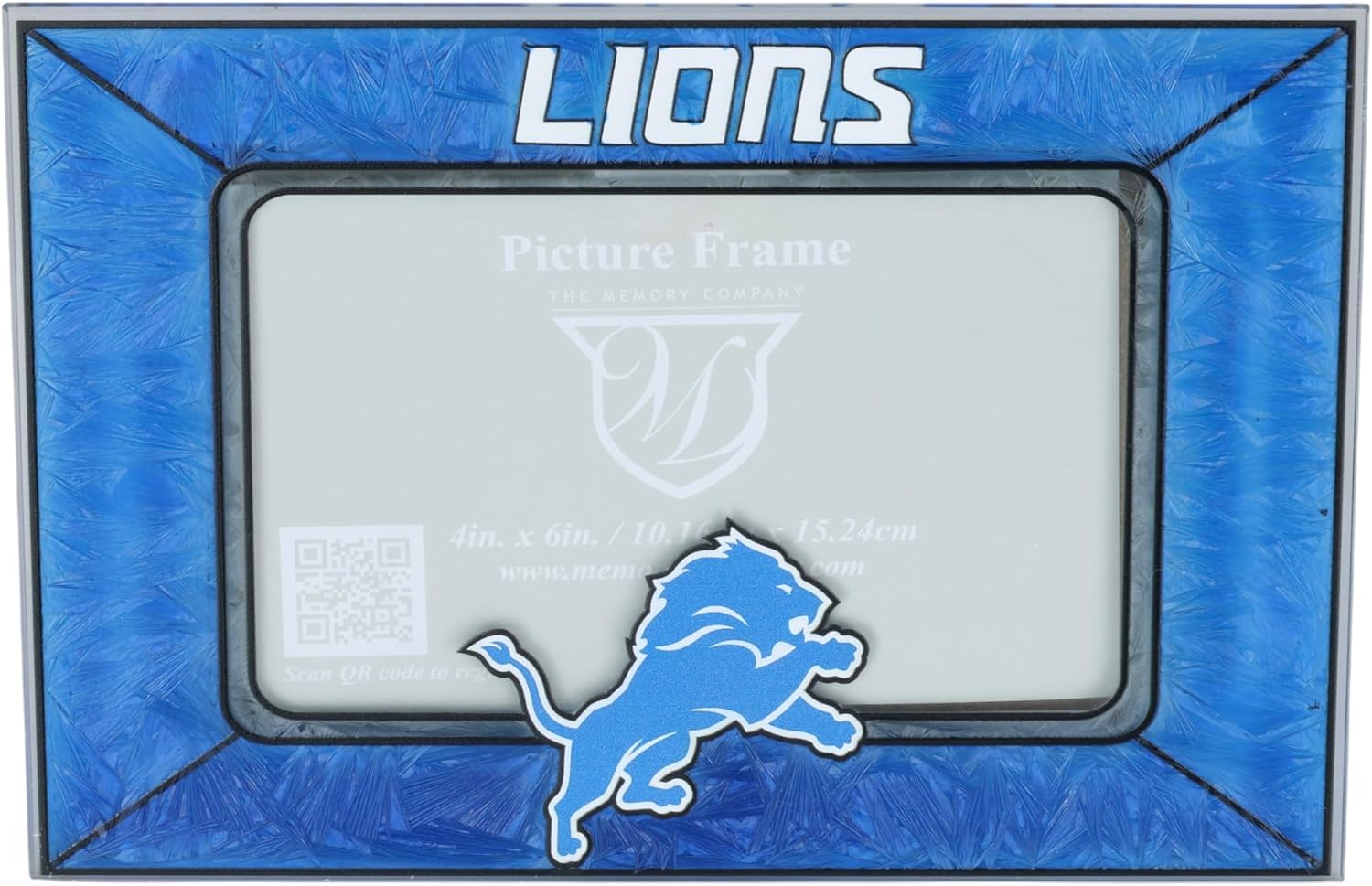 The Memory Company Officially Licensed Team Art Glass Frame, Detroit Lions