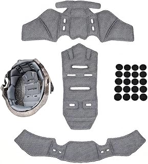 Motorcycle Helmet Liner for Bell Qualifier DLX Blitz Camo 2020 2021 2022 2023 2024 2025, Breathable Helmet Replacement Foam Padding Kits Set, Comfort Helmet Lining Protective Cushion Mat, Washable
