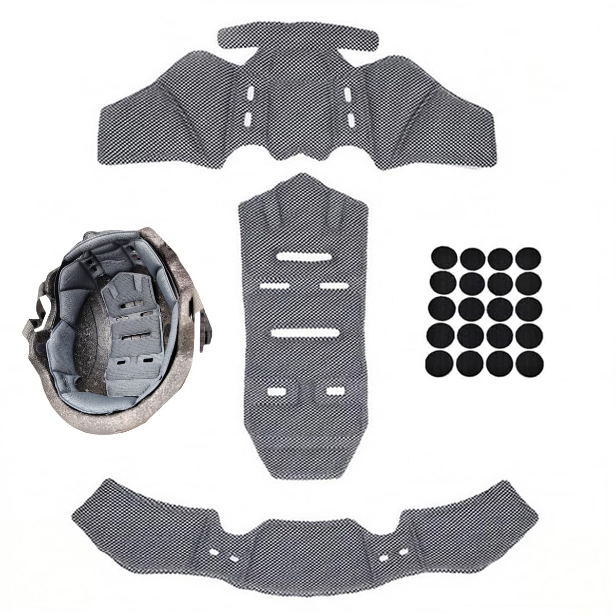 Motorcycle Helmet Liner for Arai RX-7V Evo, Breathable Helmet Replacement Foam Padding Kits Set, Comfort Helmet Lining Protective Cushion Mat, Washable,B Grey