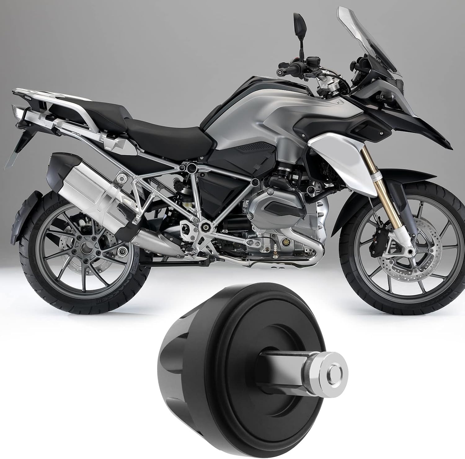 The Lord of the Tools Motorcycle Frame Slider Cardan Crash Slider Protector Final Drive Housing Compatible with R1200GS LC Adventure 2013-2018