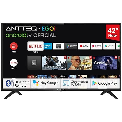 Antteq AG42F3 TV 42 Pollici(106cm) Smart TV LED Official Voice