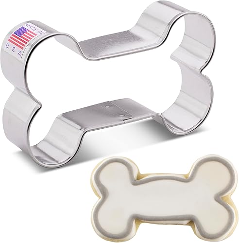 Ann Clark Cookie Cutters Cortador de galletas de hueso de perro, 3.5"