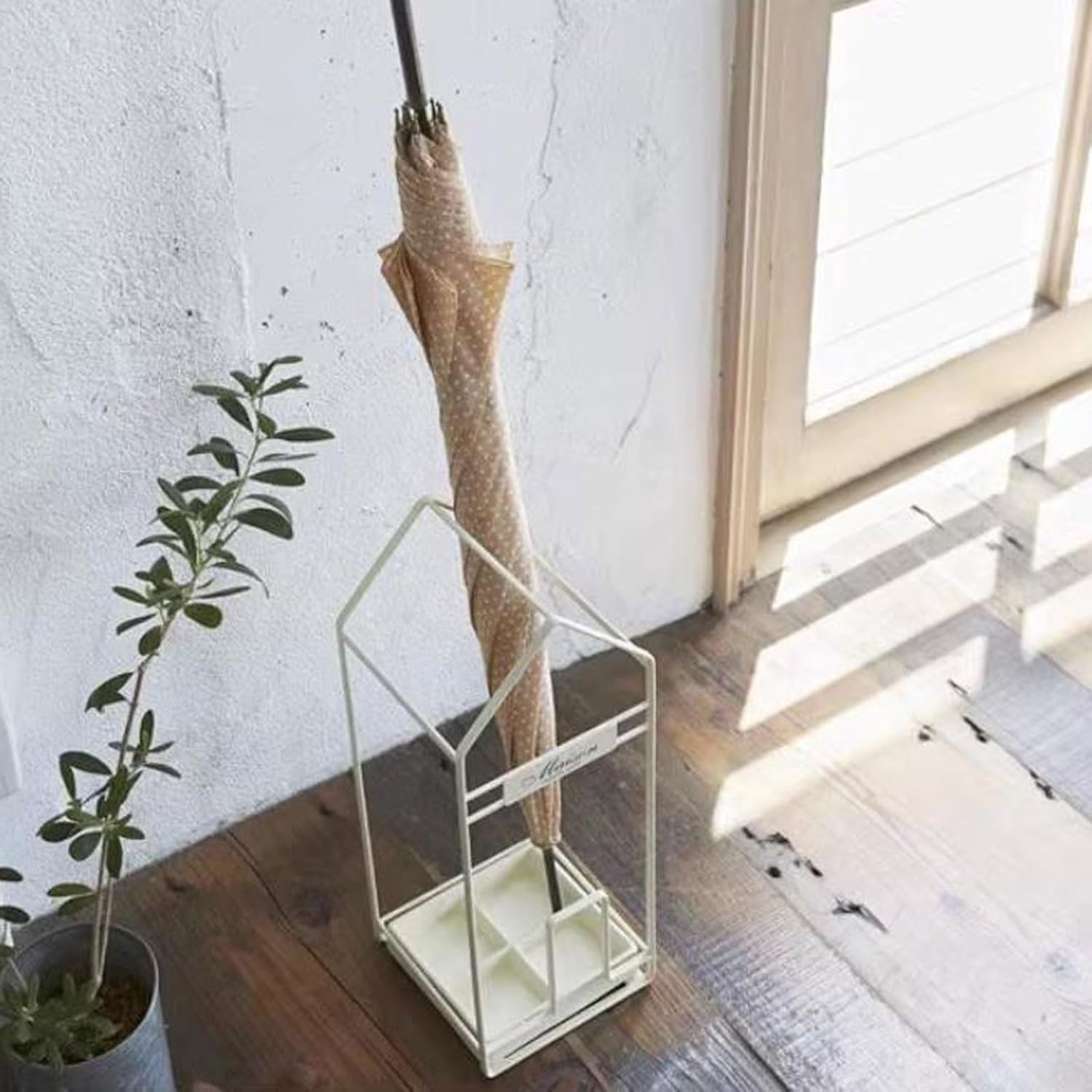 Umbrella Holder Entryway House Style Umbrella Holder for Entryway, Metal Stand Rack Shelf, Organizer for Home Office Decoration Umbrella Stand Rack