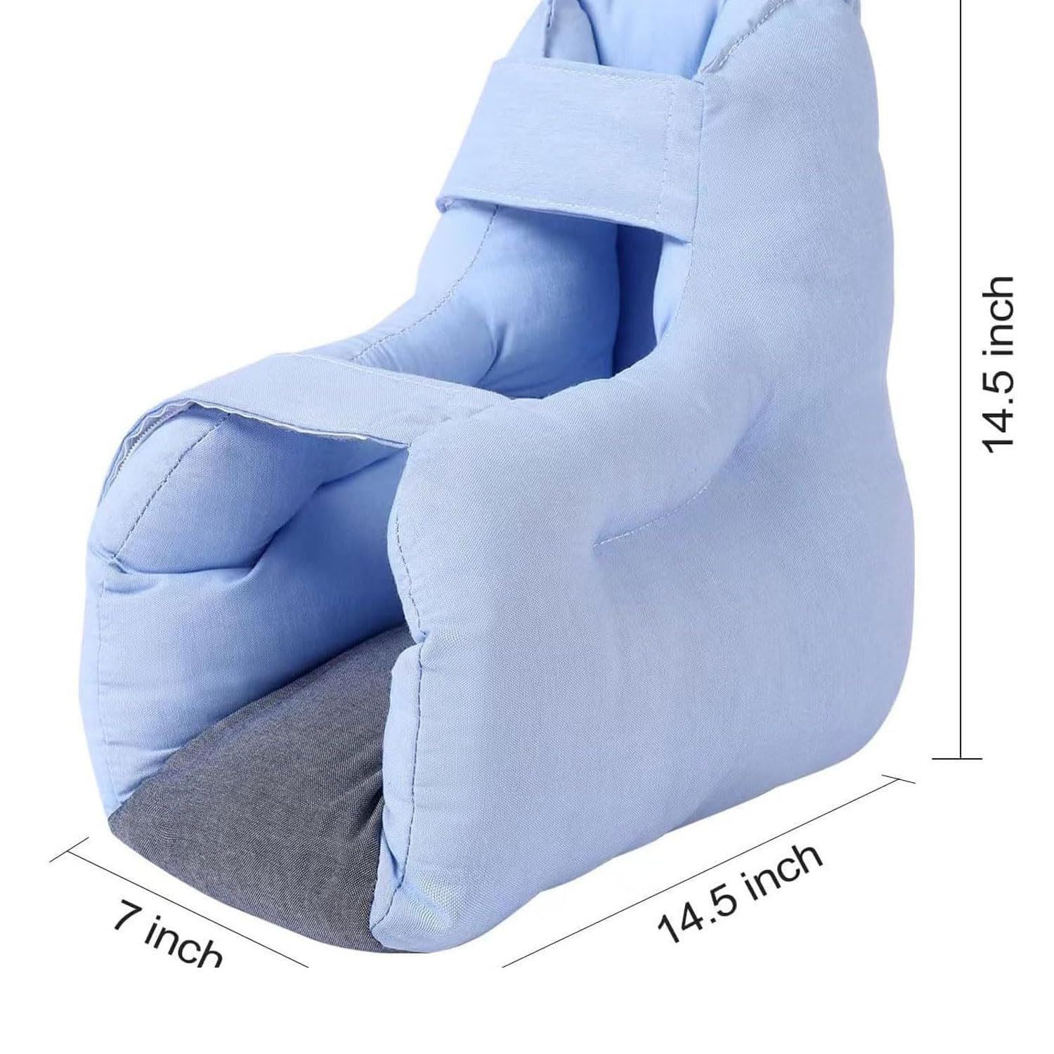 Taloneras Antiescaras, Protector de Talón con Espuma de Alta Resiliencia para Alivio y Prevención de Úlceras por Presión para Pacientes Postrados en Cama y Ancianos en Cama o Silla de Ruedas