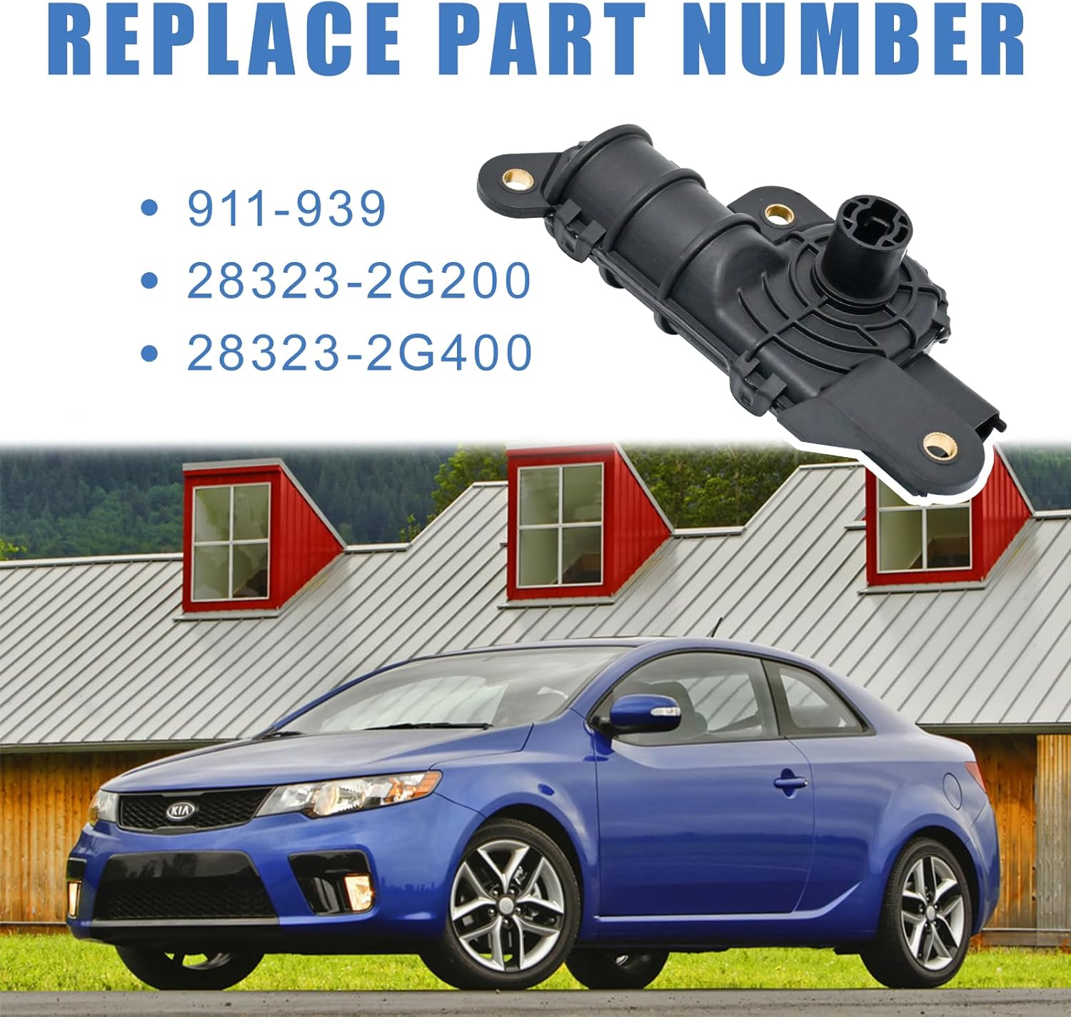 911-939 Engine Intake Manifold Runner Control Motor Compatible with 2010-2013 Kia Forte Intake Manifold Runner Forte Koup, 2010-2013 Forte5 OE# 911-939 28323-2G200, 28323-2G400