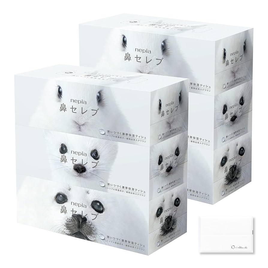 鼻セレブ Amazon.co.jp: 鼻セレブ ティシュ (400枚(200組)*3個入*2セット