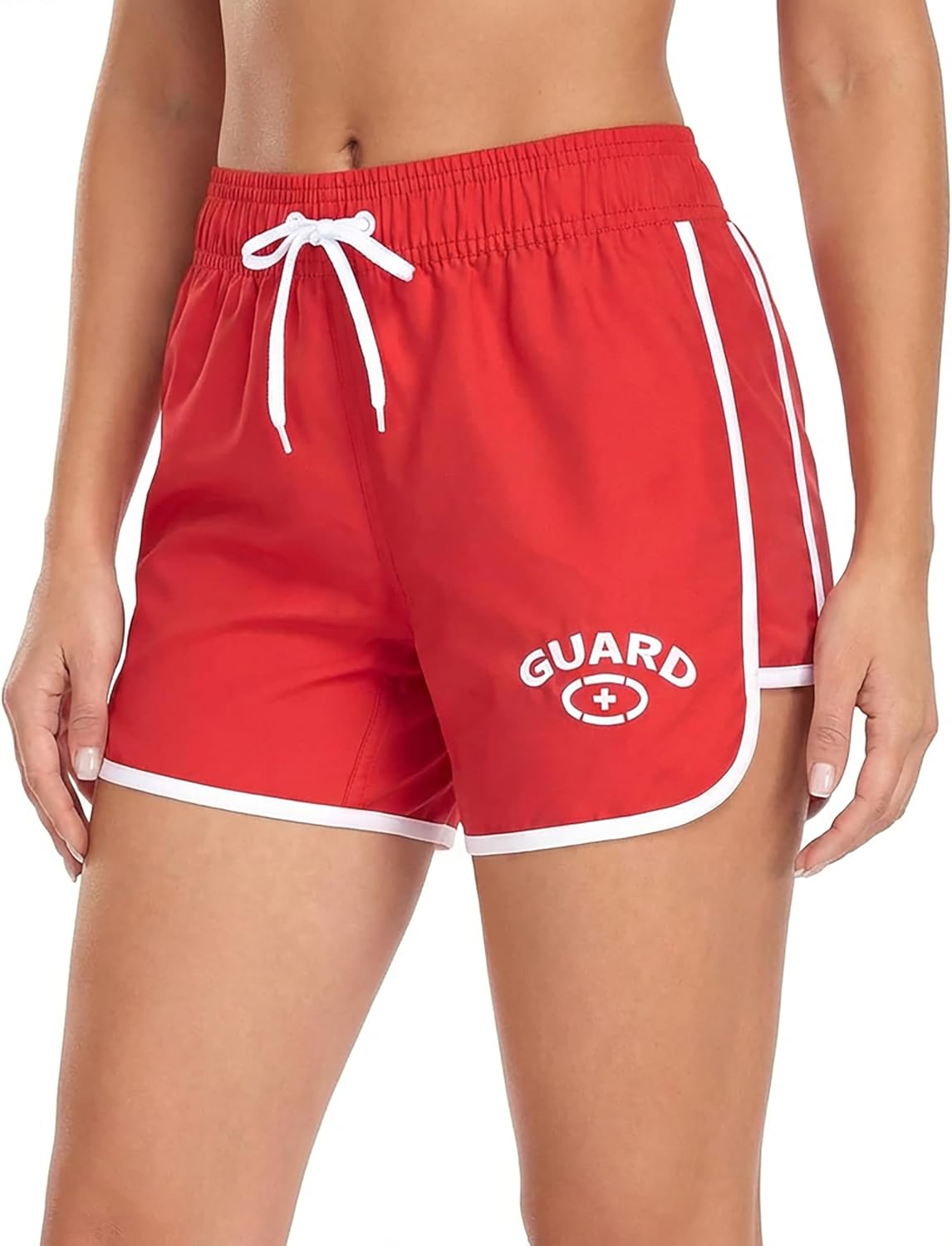 Adoretex Women's Guard Swim Board Shorts - Lightweight, Comfortable and Quick-Drying Water Shorts with Drawcord