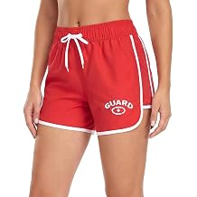 Adoretex Womens Guard Swim Board Shorts - Lightweight, Comfortable and Quick-Drying Water Shorts with Drawcord