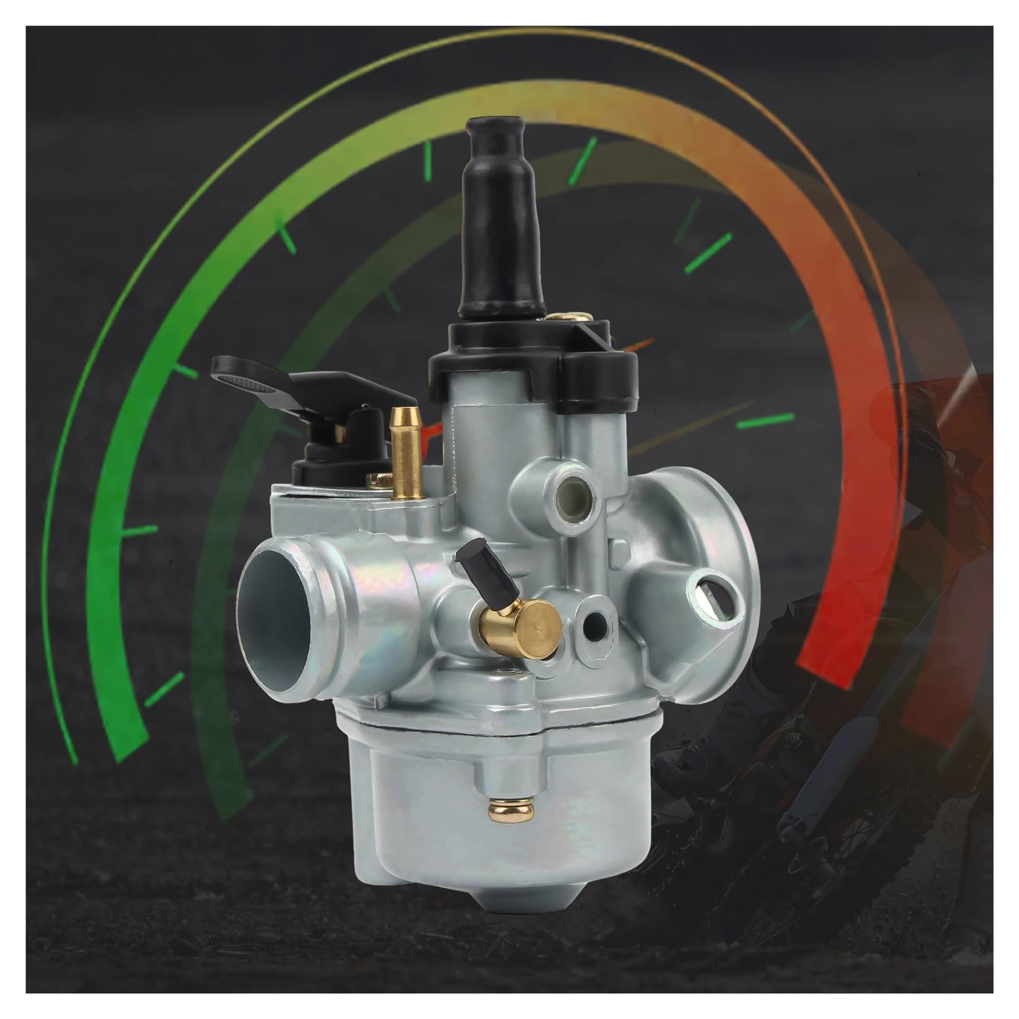Carburador de motocicleta Para Dellorto PHVA 17,5 ED para Aprilia, Para Piaggio,Para Derbi, Para Vespa, motor 50cc 2 tiempos