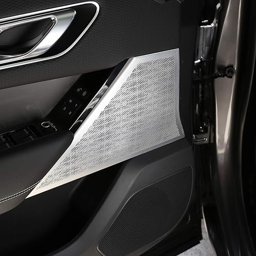 Cheya 4 piezas de aleación de aluminio para la puerta superior del coche, cubierta protectora para Range Rover Velar 2017 2018