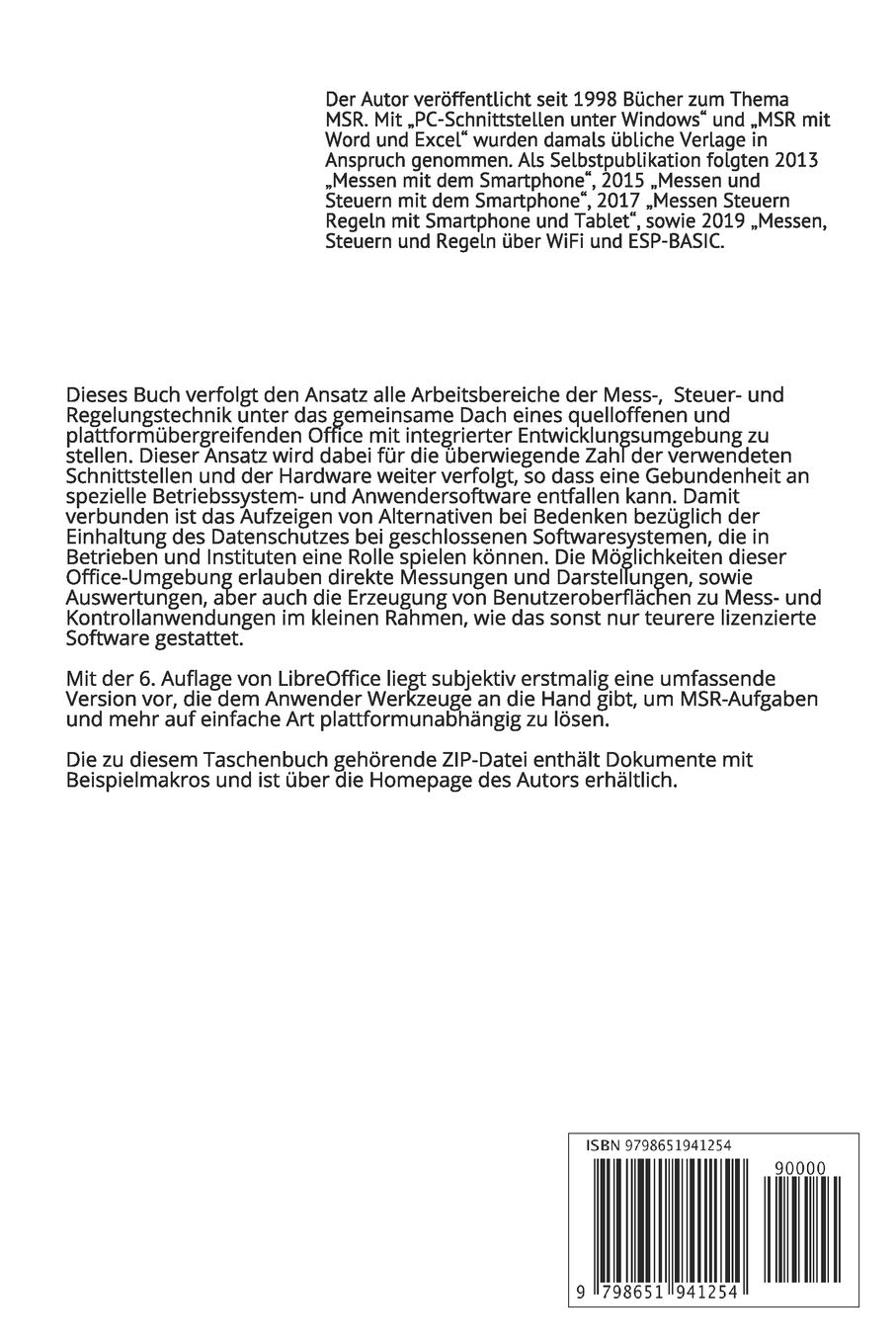 Messen, Steuern und Regeln mit LibreOffice: Makros für serielle Schnittstellen