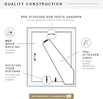 MCS Industries Inc 63705 8.5x11 Inch Studio Gallery, Black Woodgrain Frames, 8.5x11