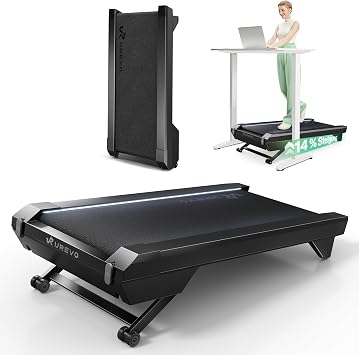 UREVO CyberPad Smart Walking Pad Treadmill with 14% Automatic Incline
