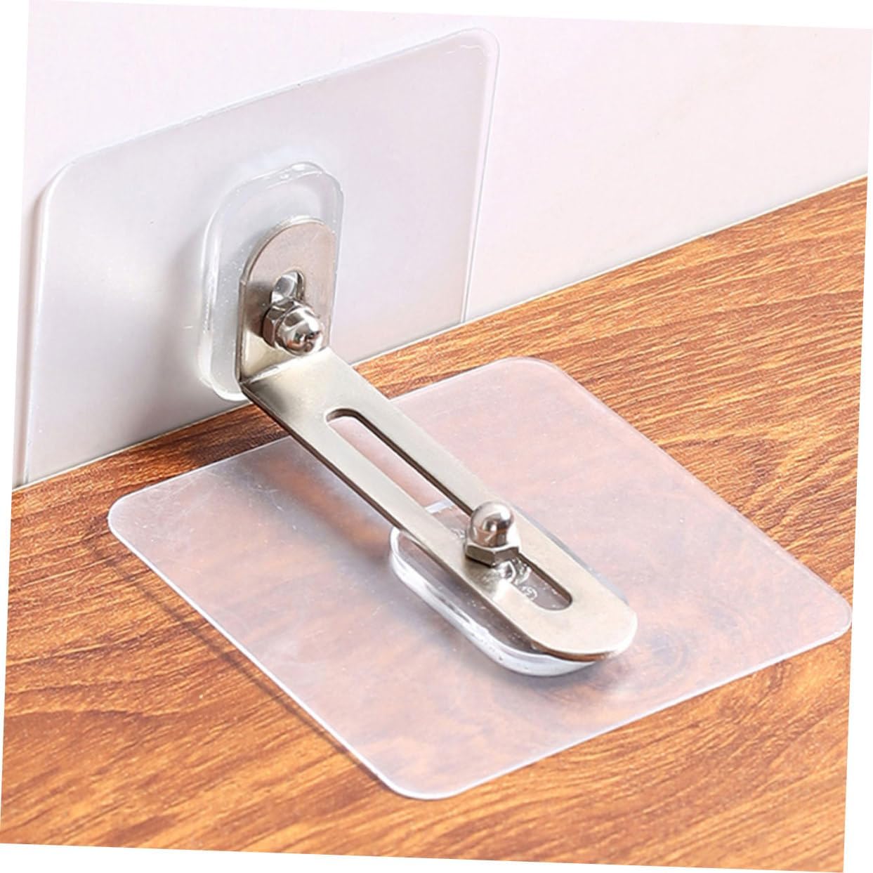 ibasenice 5sets Furniture Anchors for Proofing Tip Wall Anchors for Dressers and Bookcases Easy Installation Safety Kit No Drilling Required