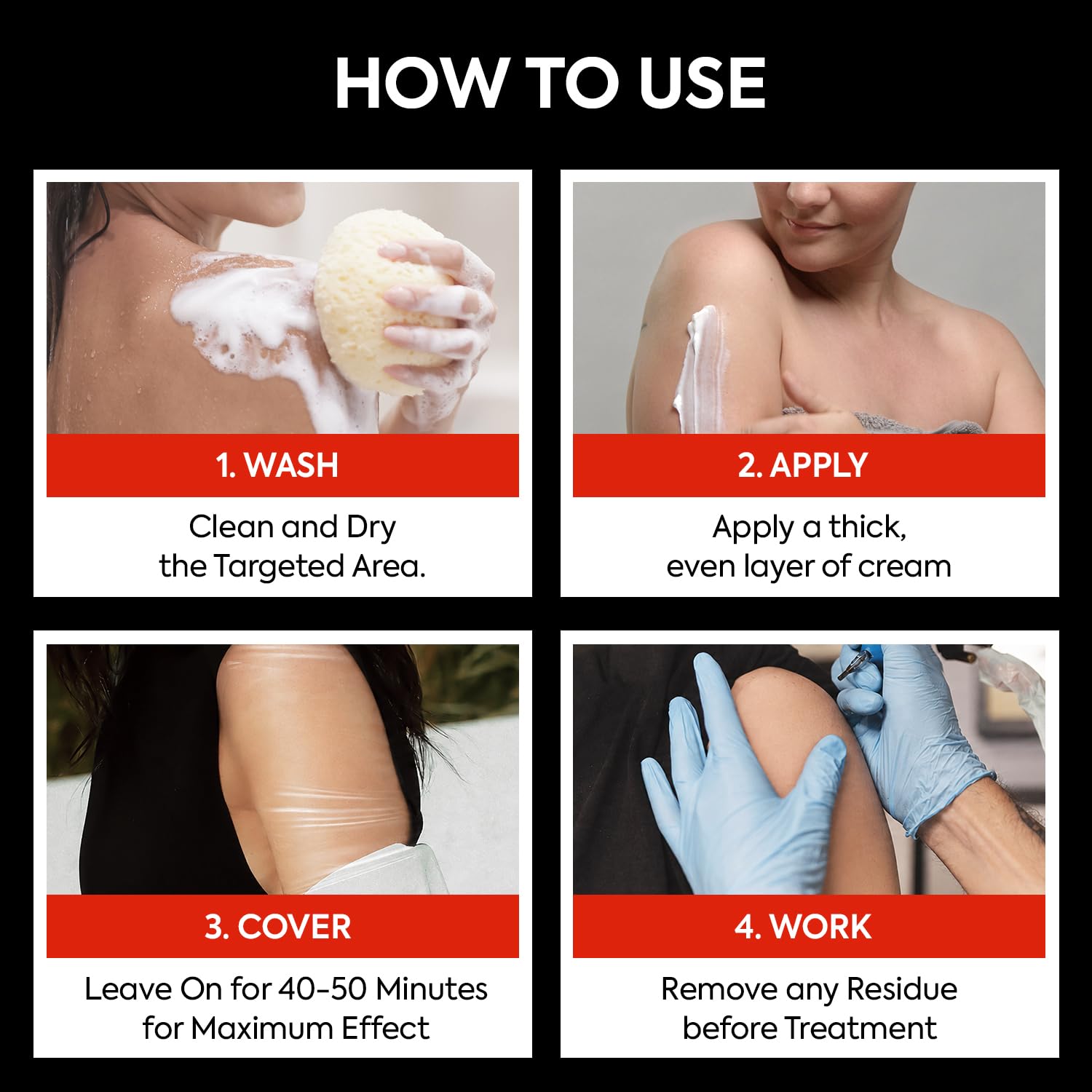 5% Lidocaine Numbing Cream Maximum Strength: for Pain Relief Itching Burning Soreness - Fast Acting & Long Lasting Numbness with Emu Oil and Arnica 50g — Amazon image 5