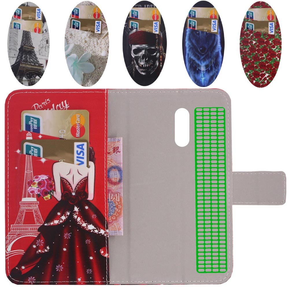 TienJueShi Lupo con Fuzione Stand Portafoglio Caso in Pelle Case Copertina Custodia Protettiva Cover Skin per Blackview P10000 PRO 5.99 inch