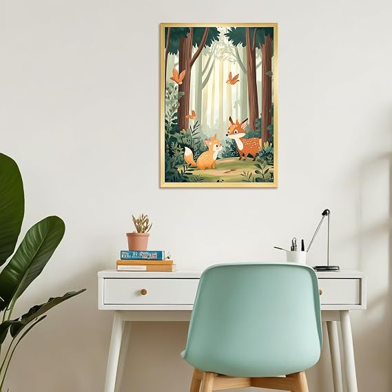 A3 Picture Frame Gold, Large Poster Frame for Horizontal or Vertical Wall Display in Living Room, Office, Gallery