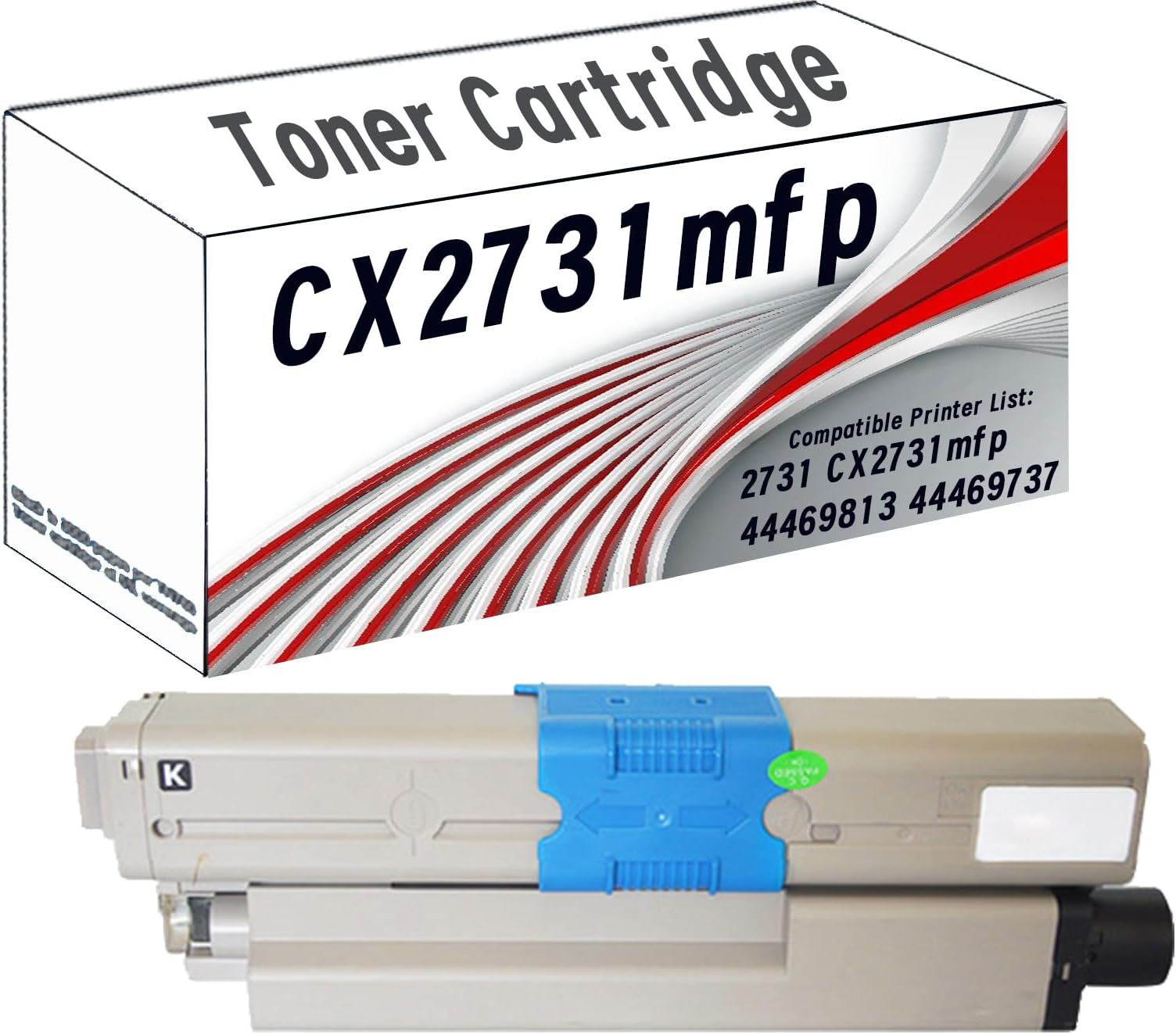 for Oki 44469813 CX2731mfp 44469737 44469738 44469739 Toner Cartridge for Oki CX2731mfp Black