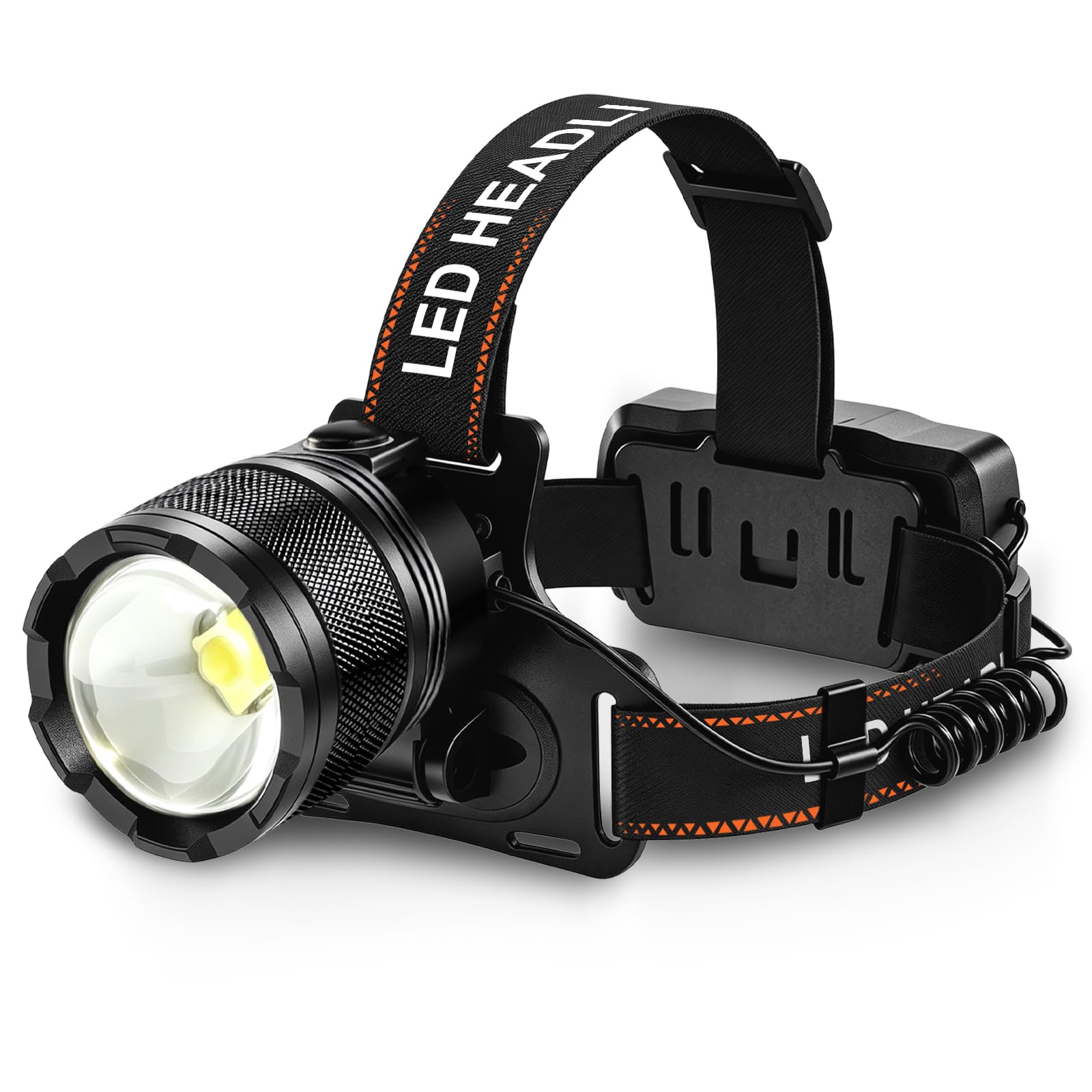 Staaricc Super Bright Headlamp Rechargeable High Lumen/Head lamp for Adults