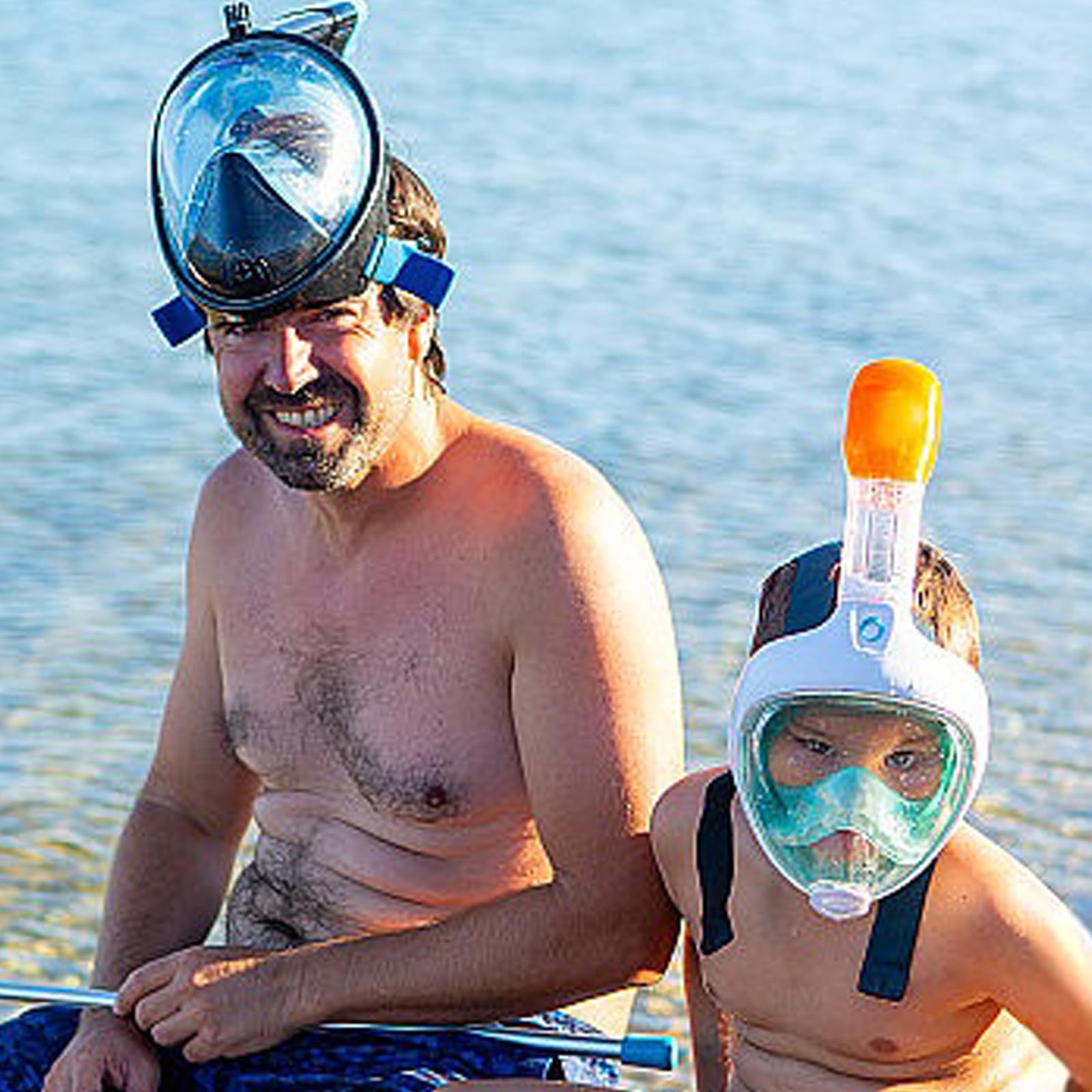 Masque de plongée pour adultes et enfants - Masque de plongée intégral à 180°