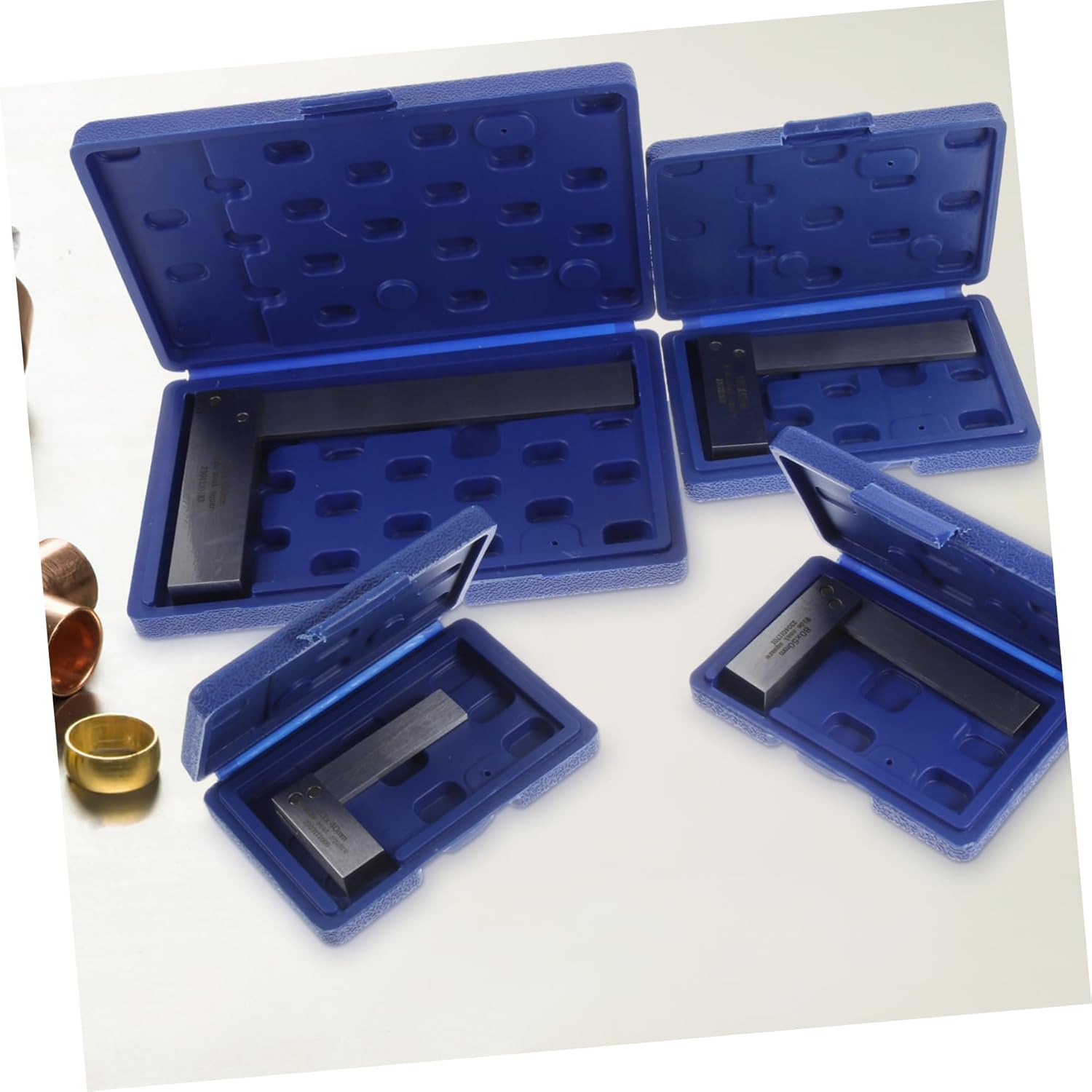 1set Precision Machinist Square Set Shaped Tools for Woodworking Engineering and Carpentry Includes and Squares for Accurate Measurements