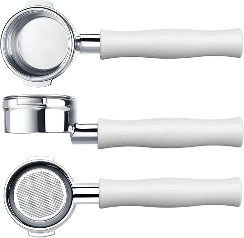 Miniatura 115 de Normcore Portafiltro sin fondo desnudo de 2.008 in, 3 orejas, se adapta a Delonghi Dedica EC680 y EC685, y máquinas de café SMEG y EUPA con mango