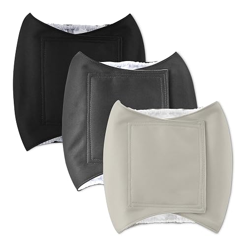 Amazon Basics - Pañales lavables para perros macho, talla L, paquete de 3